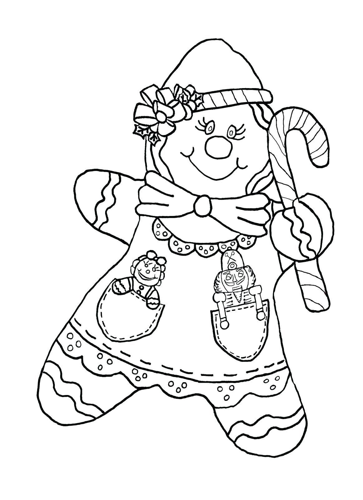 Gingerbread Man Coloring Pages Story at GetColorings.com | Free ...