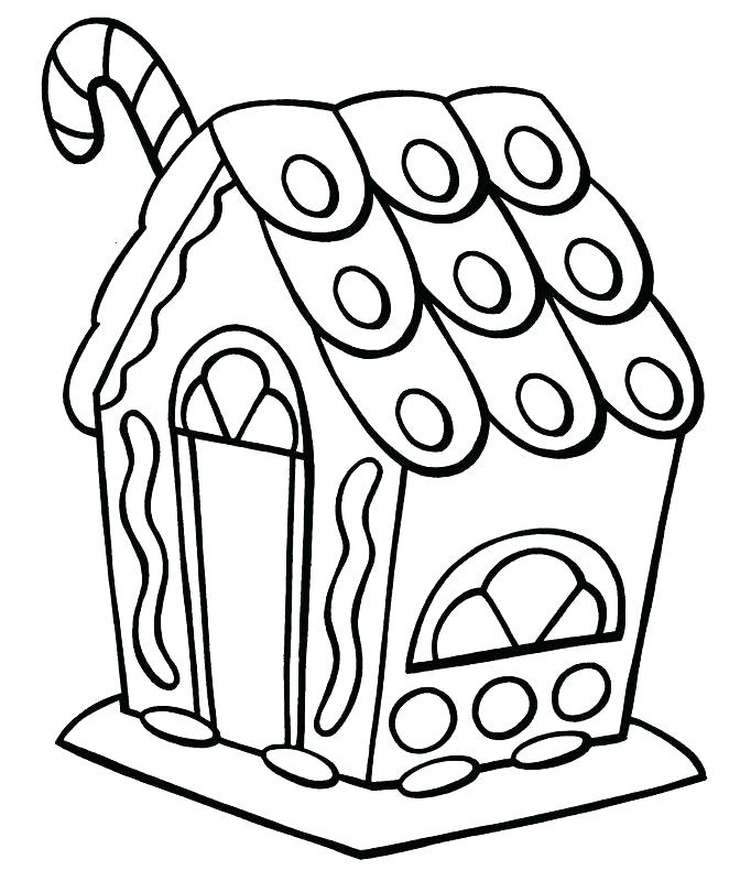 Gingerbread Man House Coloring Pages at GetColorings.com | Free