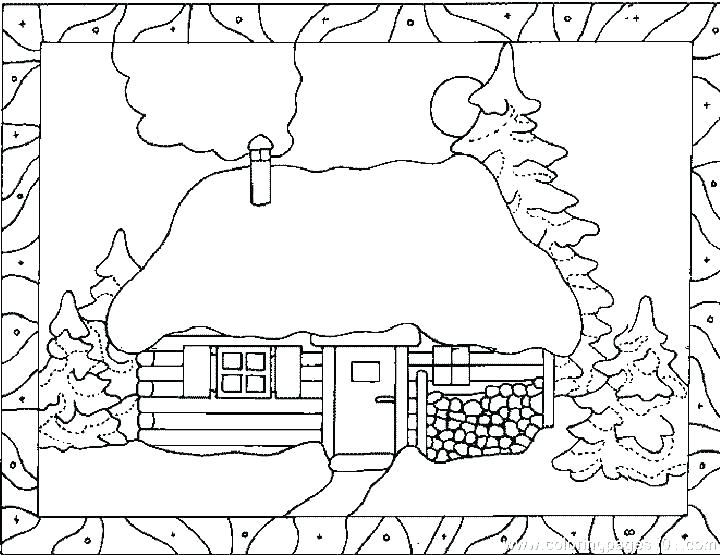 Gingerbread Man House Coloring Pages at GetColorings.com | Free