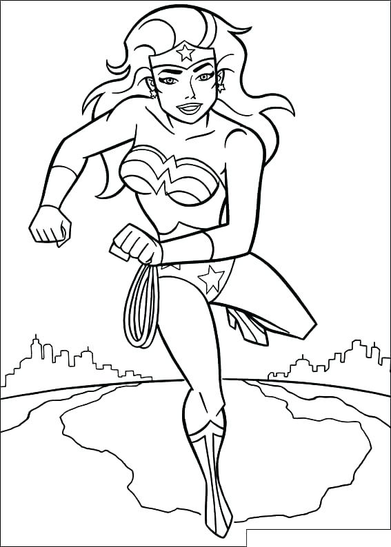 567x794 Wonder Woman Coloring Pages Coloring Pages Of Wonder Woman Wonder