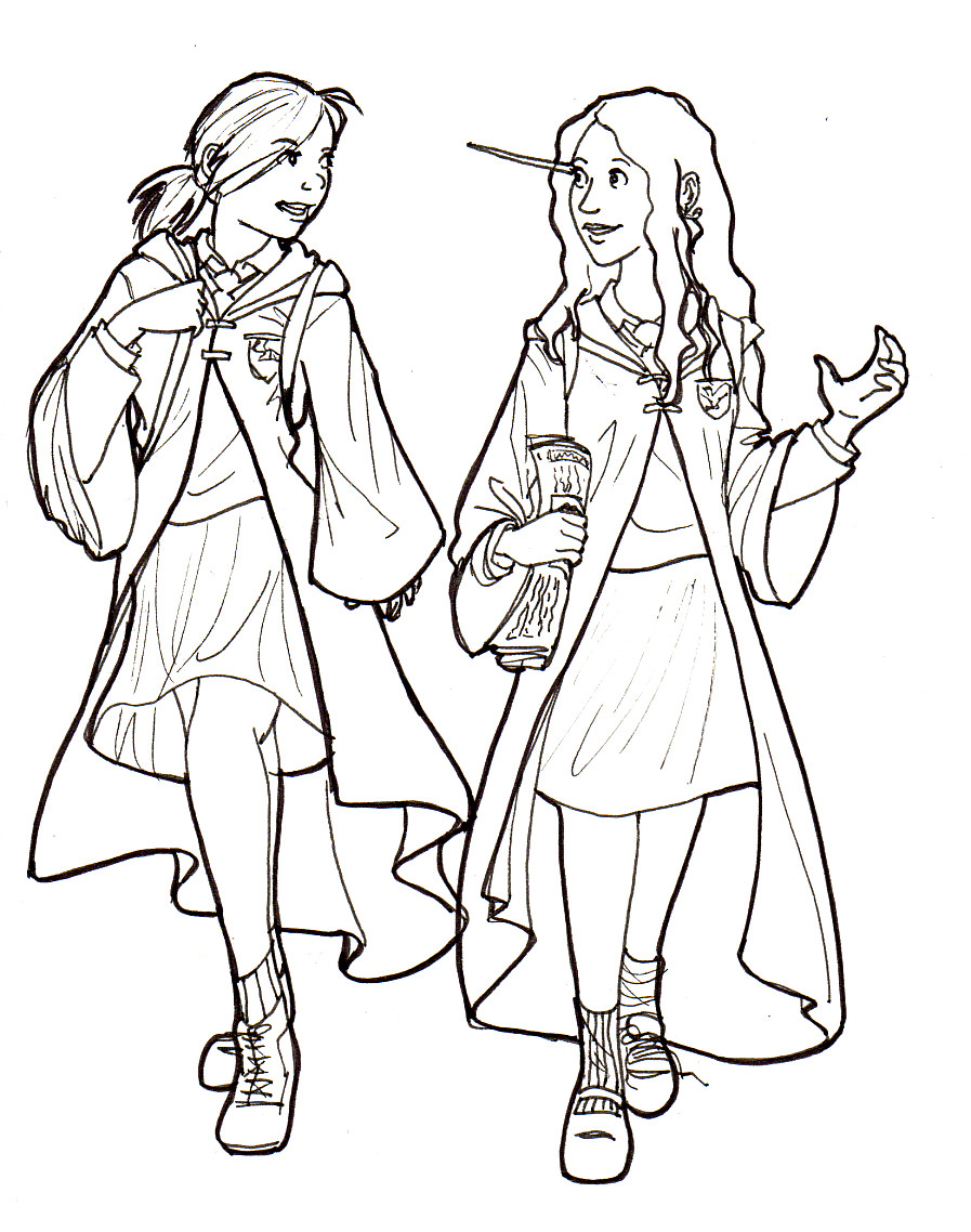 Ginny Weasley Coloring Pages at GetColorings.com | Free printable ...