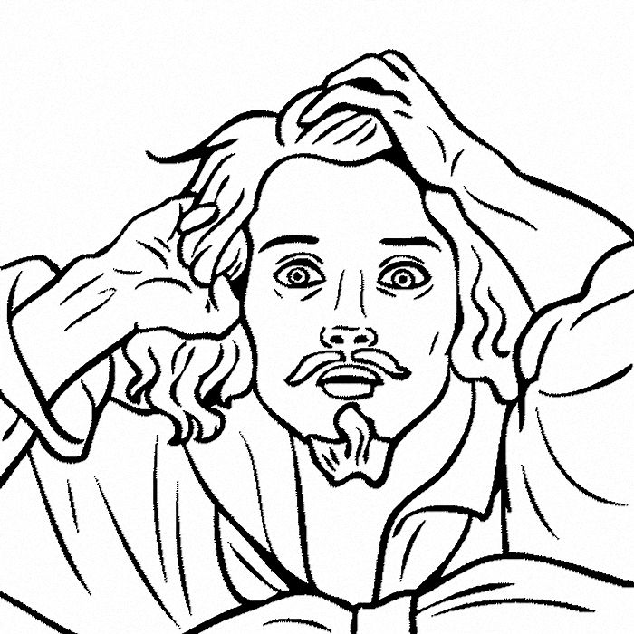 Courbet Auto Portrait Obras De Arte Printable 700x700 Courbet Auto Portrait Obras De Arte Printable