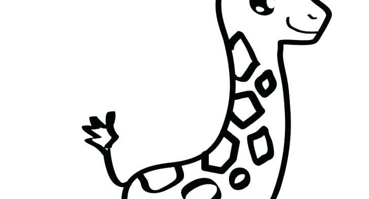 728x393 Baby Giraffe Pictures To Color Coloring Pages For Two Year Baby