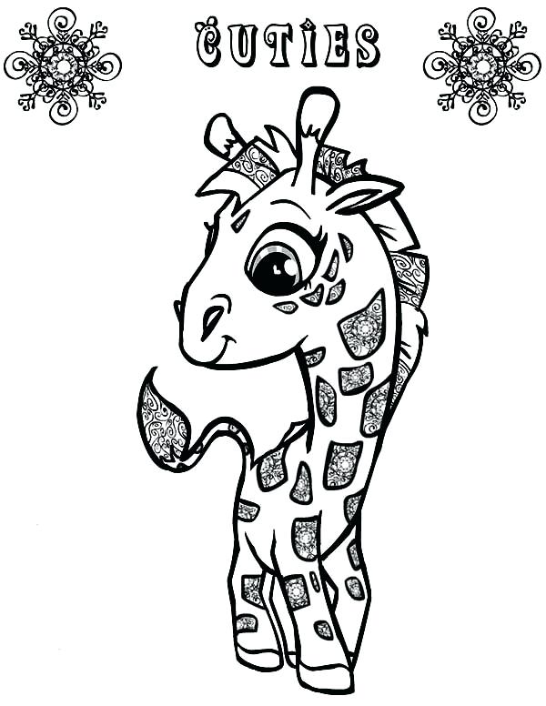 Giraffes Coloring Pages Cute Little Giraffe Coloring Page Giraffe 600x776 Giraffes Coloring Pages Cute Little Giraffe Coloring Page Giraffe