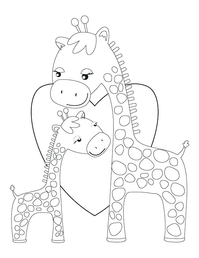 640x828 Giraffe Coloring Pages Giraffe Head Coloring Picture Baby Giraffe
