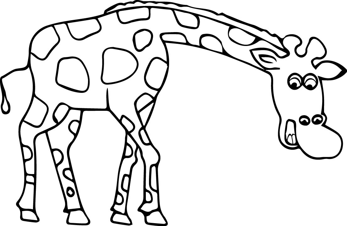 Giraffe Coloring Pages 1104x718 Giraffe Coloring Pages