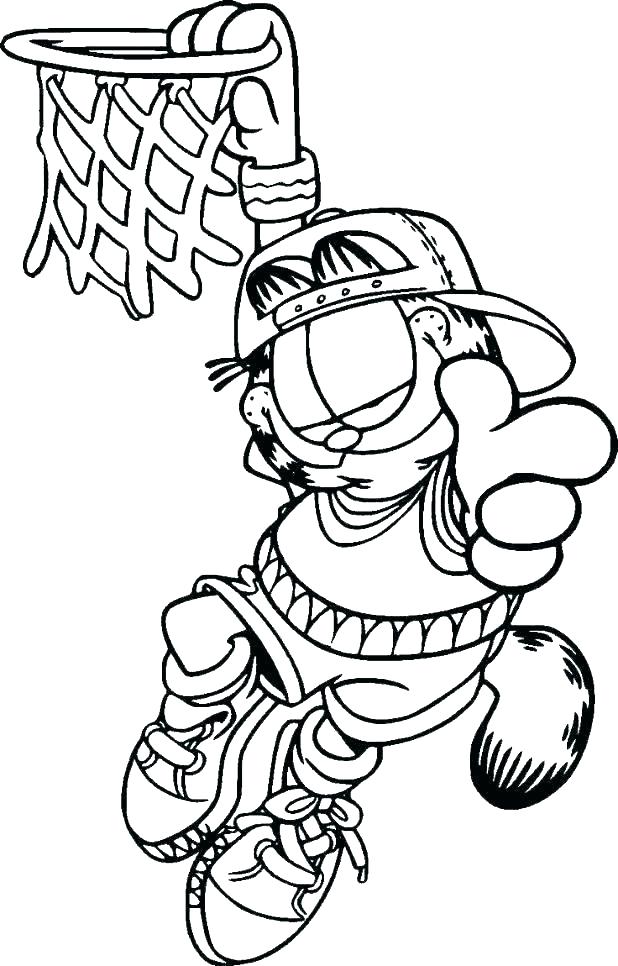 Basketball Players Coloring Pages 618x966 Basketball Players Coloring Pages