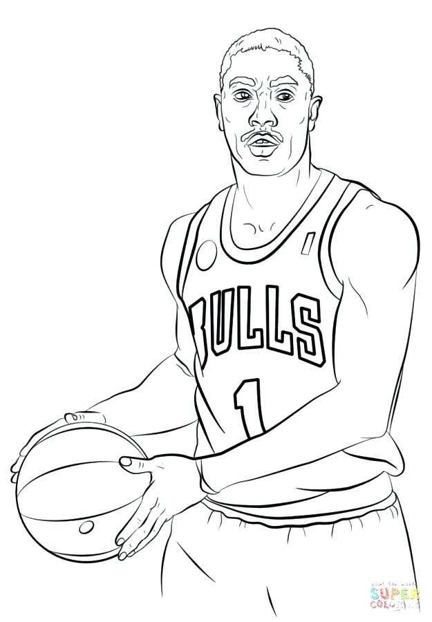 Basketball Player Coloring Pages Players Coloring Pages Derrick 625x900 Basketball Player Coloring Pages Players Coloring Pages Derrick