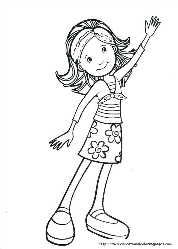 Girl Body Coloring Page at GetColorings.com | Free ...