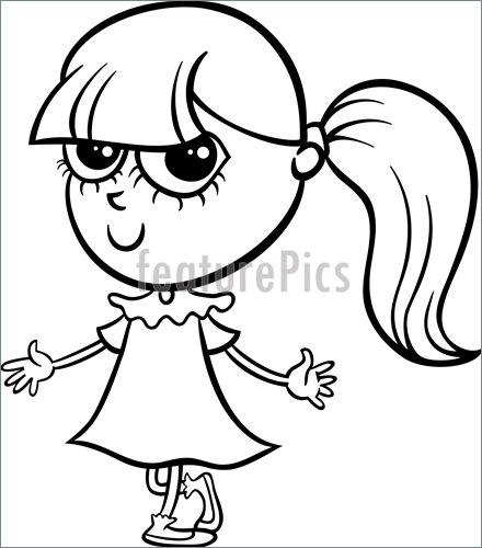 Girl Cartoon Coloring Pages at GetColorings.com | Free printable ...