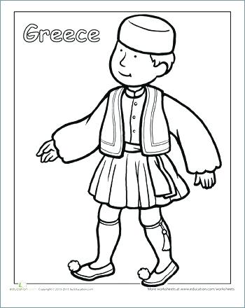 Coloring Page Of Boy 350x440 Coloring Page Of Boy