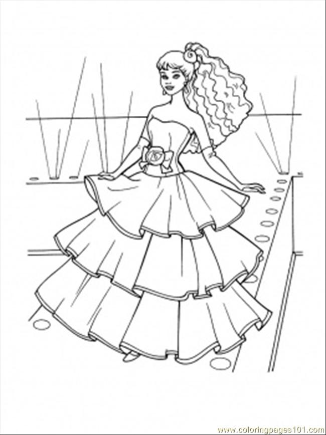 Flamenco Dress Coloring Page 650x868 Flamenco Dress Coloring Page