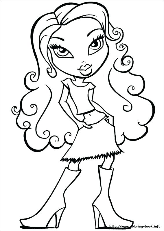 567x794 American Girl Coloring Pages Girl Doll Pictures To Color Girl