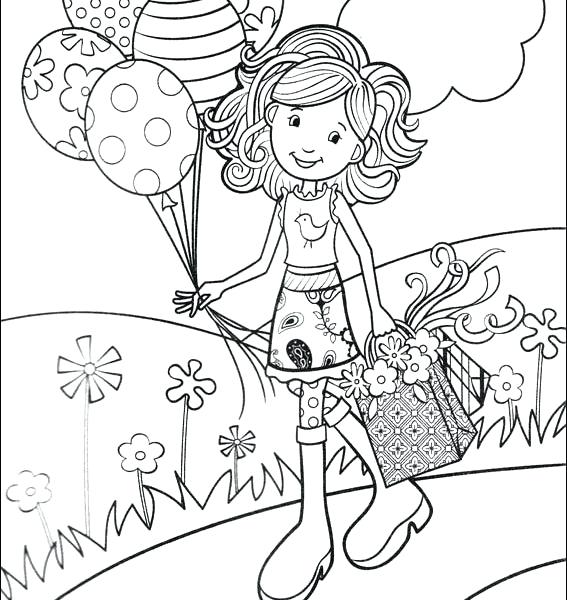 567x600 Printable Girl Coloring Pages Printable Girl Coloring Pages