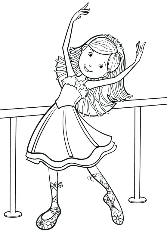 555x778 Dancers Coloring Pages Dancing Pictures To Colour Girl Dance