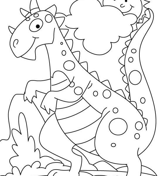 Dinosaur Coloring Pages For Preschoolers Coloring Page 560x600 Dinosaur Coloring Pages For Preschoolers Coloring Page