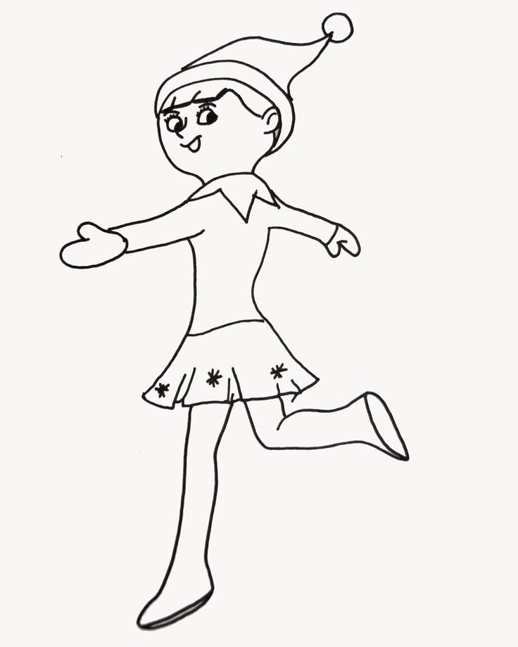 Elf On The Shelf Coloring Pages Inspiring Crafts 736x920 Elf On The Shelf Coloring Pages Inspiring Crafts