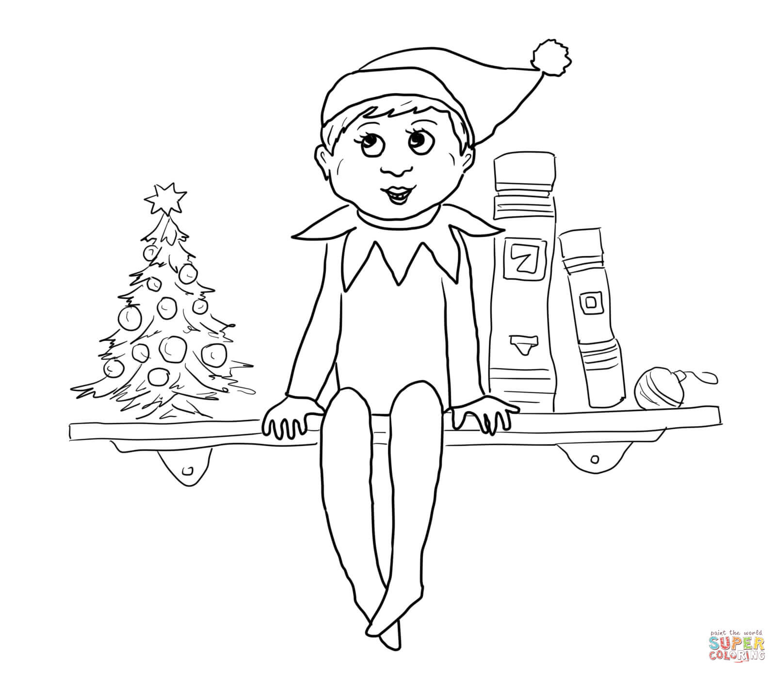 Christmas Coloring Pages Elf On The Shelf 1600x1388 Christmas Coloring Pages Elf On The Shelf