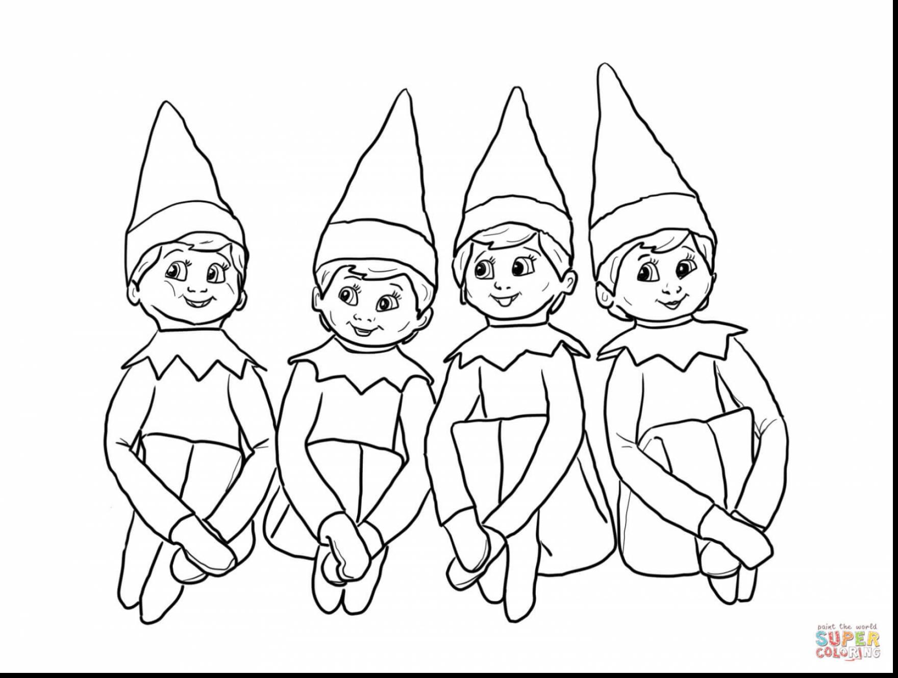 Improved Elf On The Shelf Girl Coloring Pages Elves Page Free 1760x1328 Improved Elf On The Shelf Girl Coloring Pages Elves Page Free