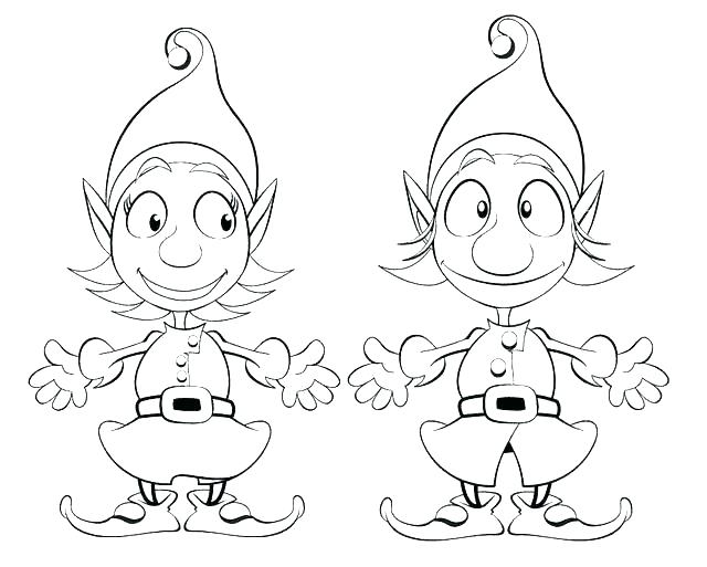 Elf Coloring Page Girl Elf The Shelf Coloring Pages Color Bros 640x513 Elf Coloring Page Girl Elf The Shelf Coloring Pages Color Bros