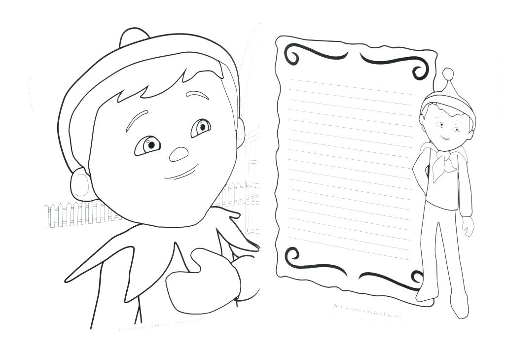 Elf Coloring Pages For Kids Google Images Printable Elf On 1024x712 Elf Coloring Pages For Kids Google Images Printable Elf On
