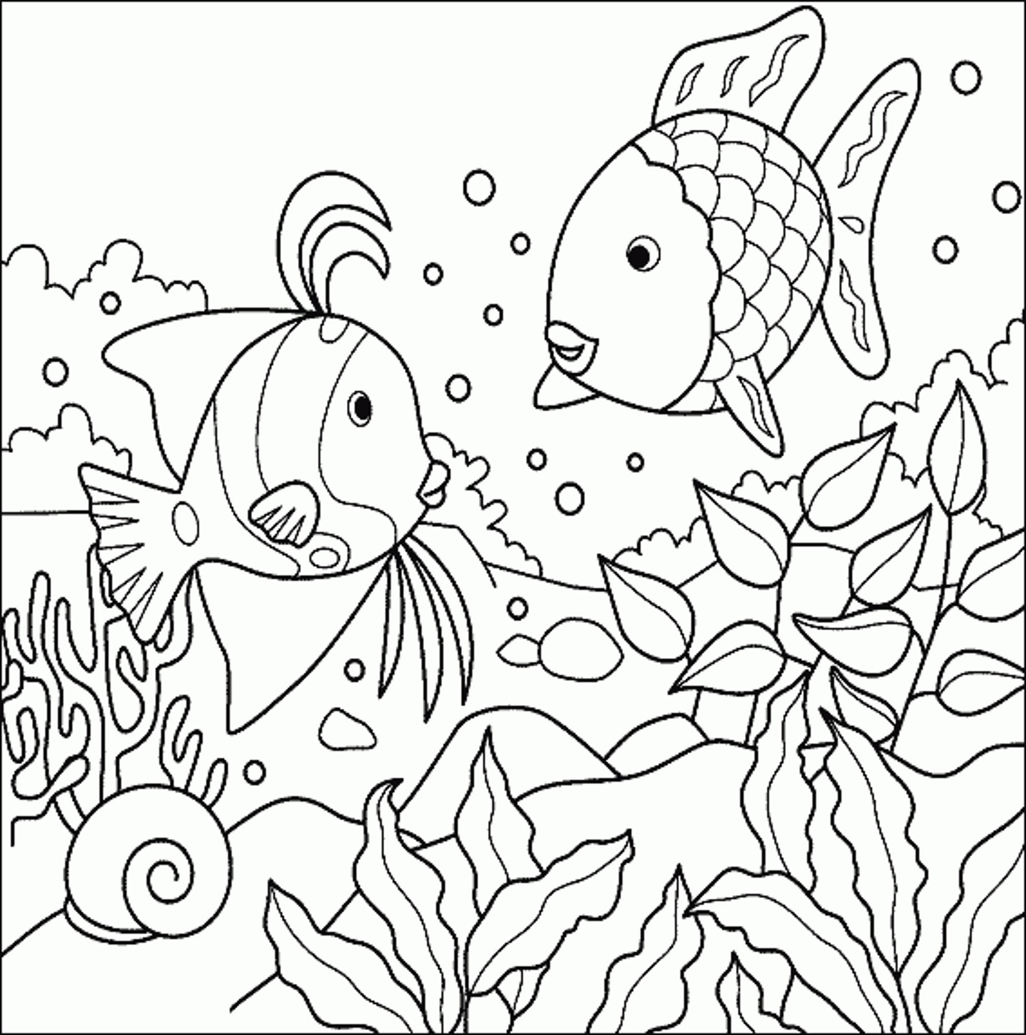 2000x2018 Fish Coloring Pages For Kids Acpra