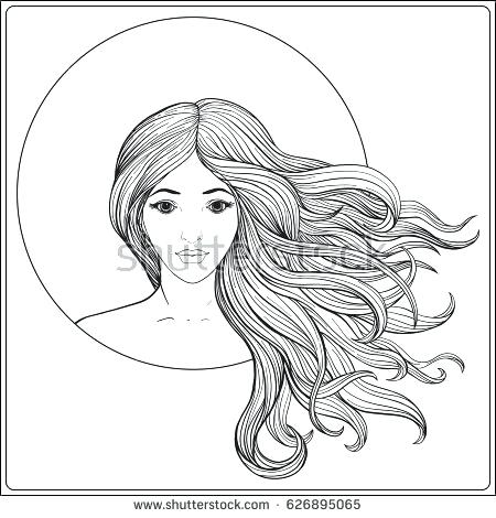 450x470 Hair Coloring Pages Amazing Hair Coloring Pages For Fee With Hair