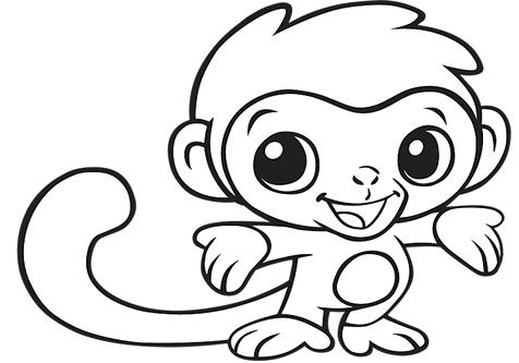 476x333 Funny Monkey Coloring Pages Spider Three Page Top Rated Images