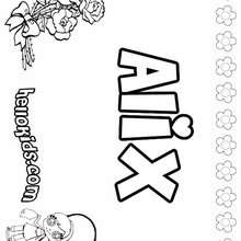 Girl Name Coloring Pages
