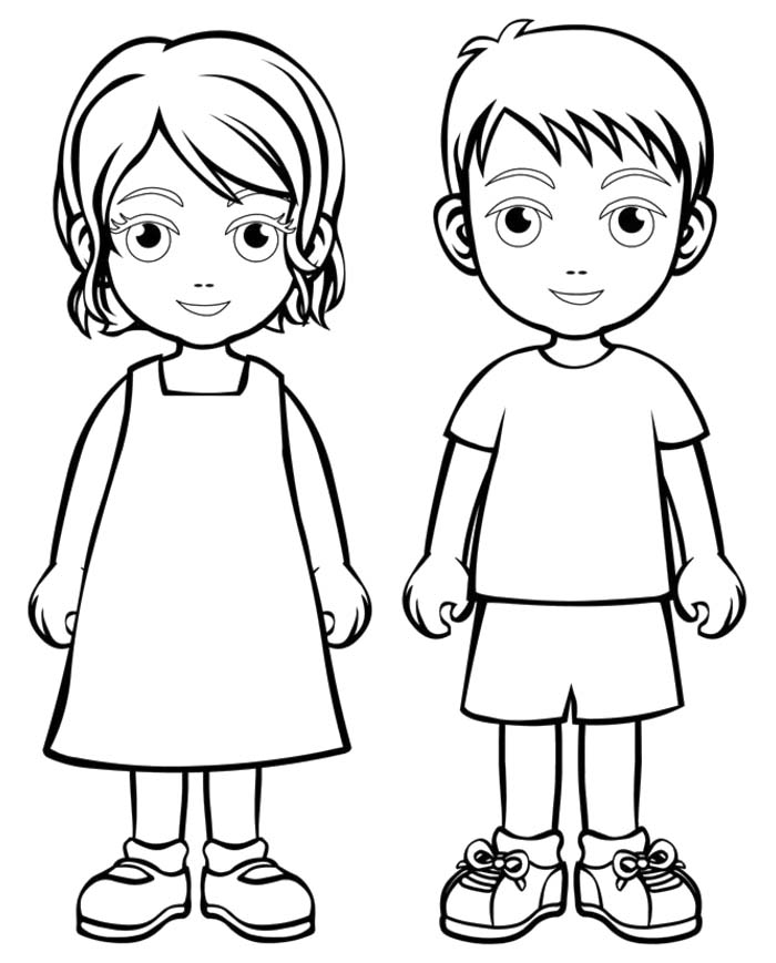700x869 Top 85 People Coloring Pages
