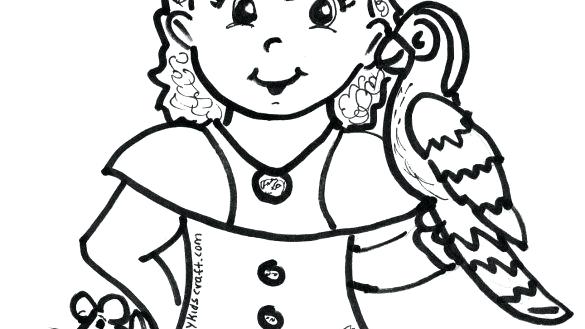 Girl Pirate Coloring Sheets Pages Hello Kitty Page Worksheets 585x329 Girl Pirate Coloring Sheets Pages Hello Kitty Page Worksheets