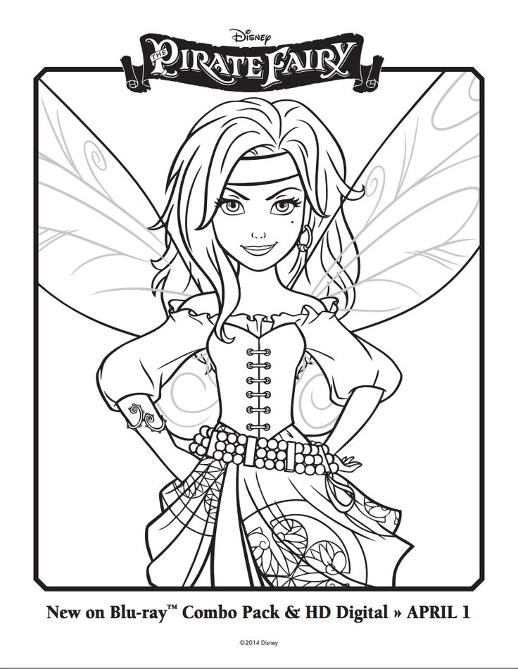Coloring Pages For Girls Pirate Fairy Printable Coloring Pages 736x950 Coloring Pages For Girls Pirate Fairy Printable Coloring Pages