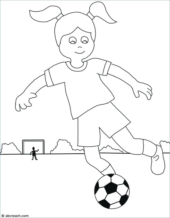 700x900 Soccer Player Coloring Pages Beautiful Girl Soccer Player Coloring