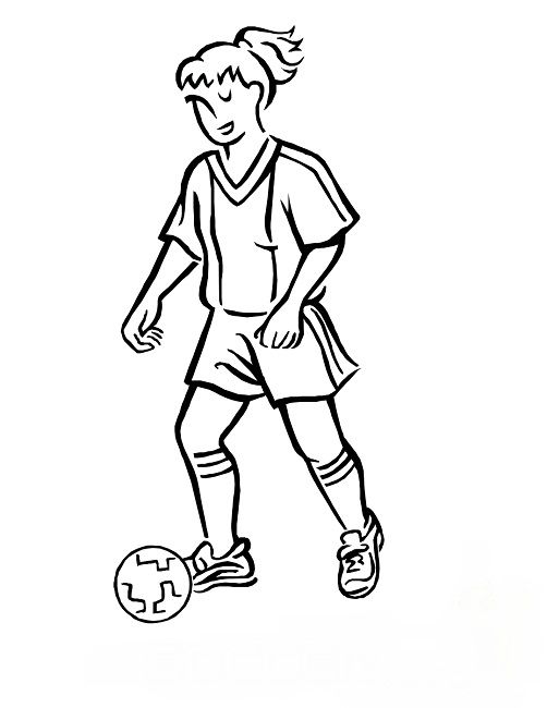 502x650 Usa Women's Soccer Coloring Pages Woman Card Ideas