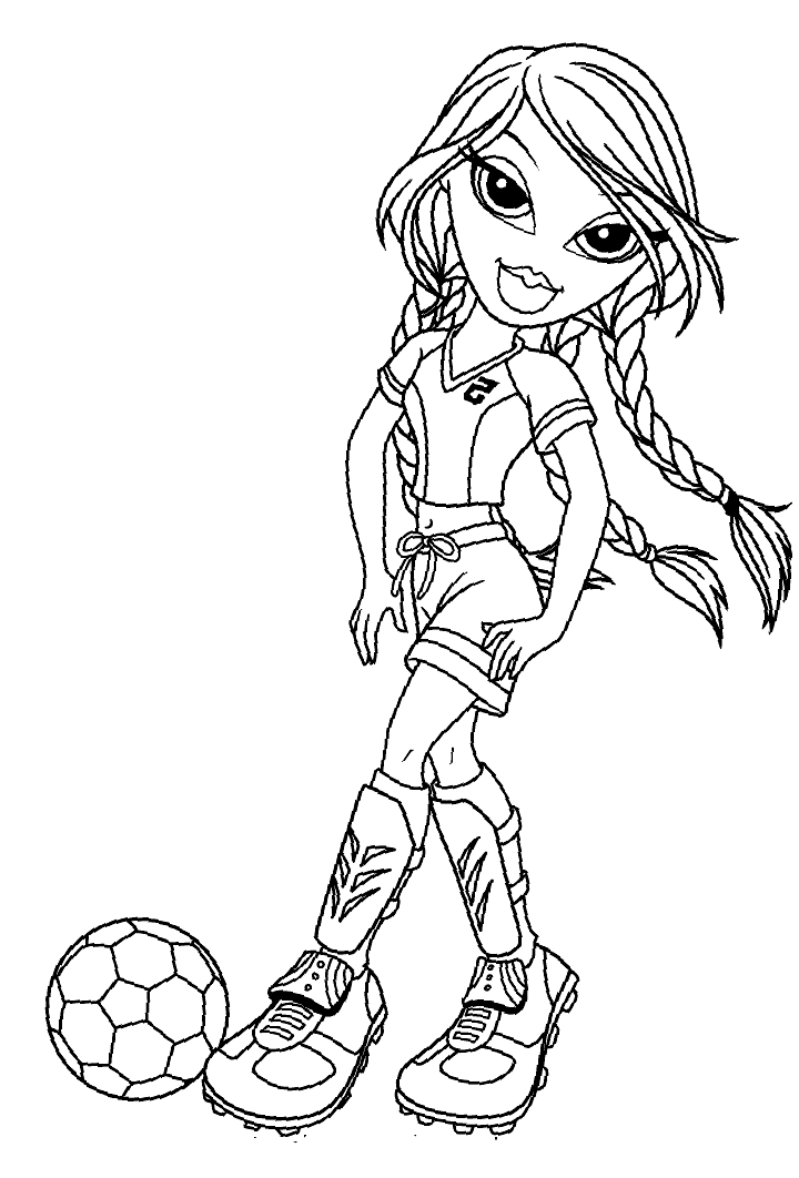 720x1062 Bratz Wear Ball Bratz Coloring Pages Kids Net