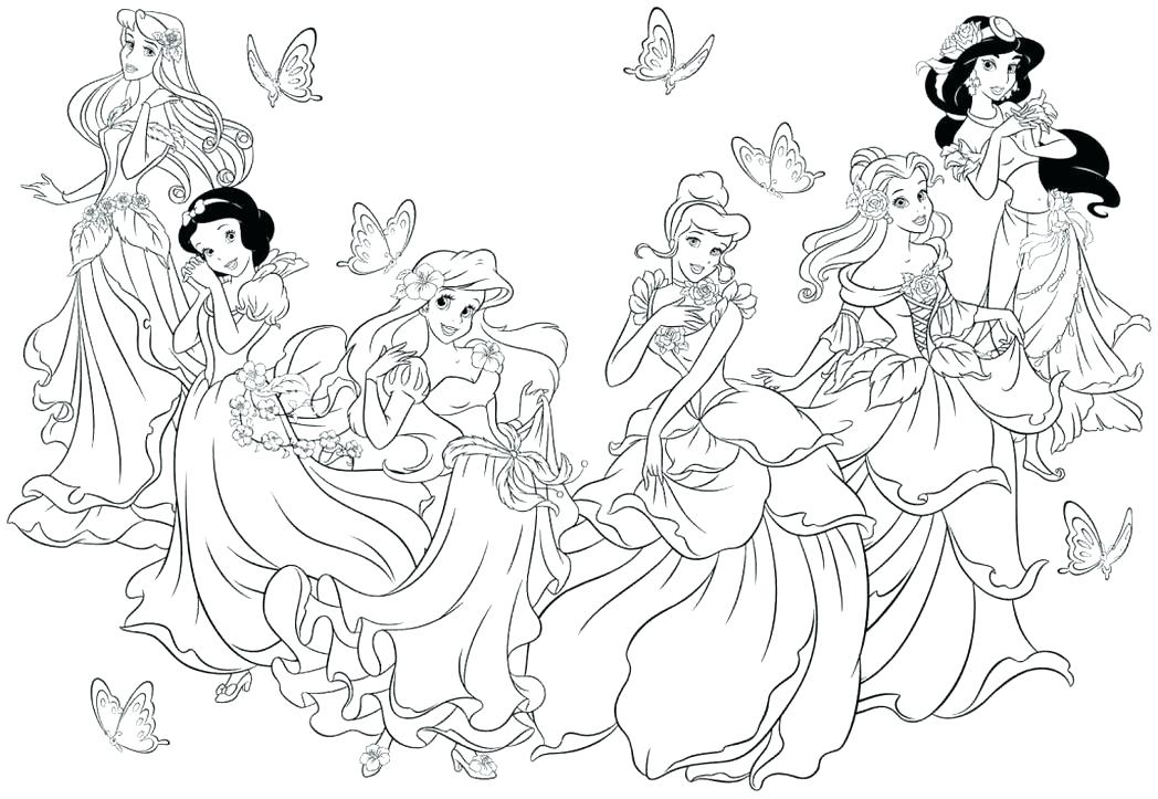 1048x723 Princess Coloring Games For Girls Princess Coloring Pages
