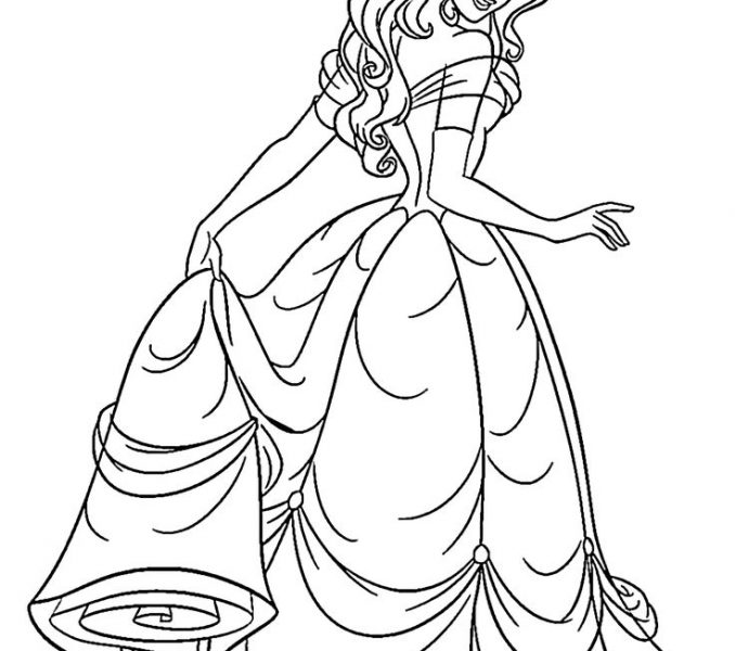 678x600 Princess Coloring Pages For Kids Coloring Pages