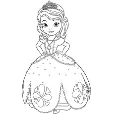 230x230 Top 25 Disney Princess Coloring Pages For Your Little Girl