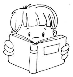 Black And White Girl Reading A Book Clip Art 236x249 Black And White Girl Reading A Book Clip Art