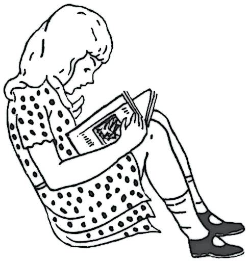 Reading Coloring Page This Coloring Page Features Girl Wearing 488x514 Reading Coloring Page This Coloring Page Features Girl Wearing