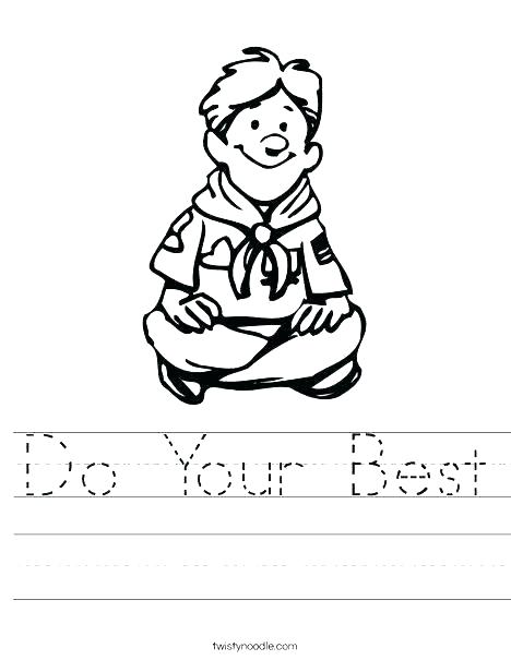 468x605 Coloring Pages For Adults Girl Scout Brownie Elf Scouts Ring Boy