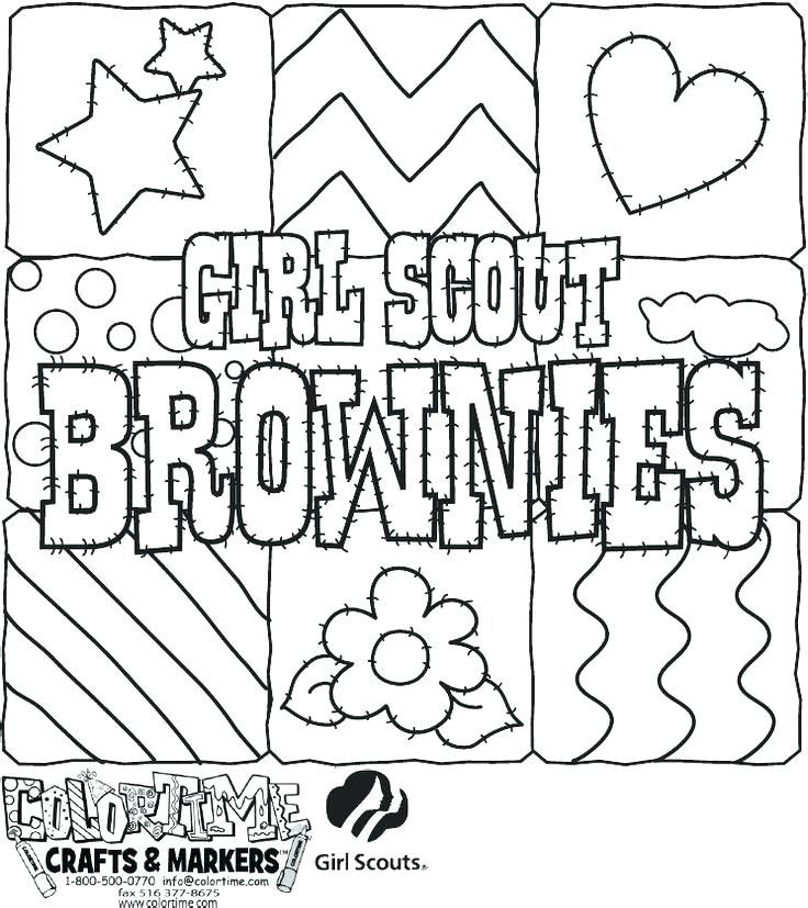 736x827 Girl Scout Coloring Pages For Brownies Best Of Boy Scout Coloring