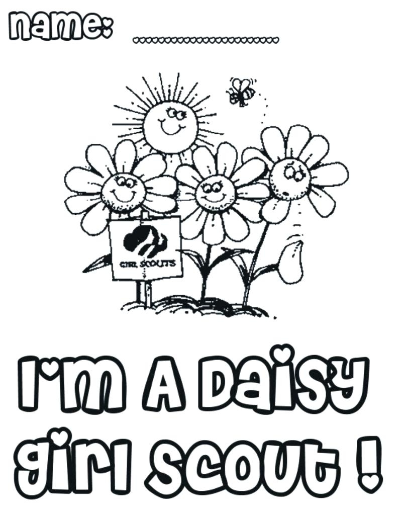 810x1024 Coloring Daisy Scout Coloring Pages New Coloring Sheets