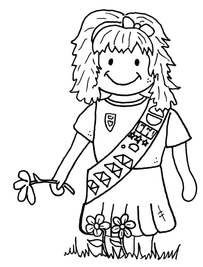 700x923 Girl Scout Brownie Elf Coloring Page 87 Best Images About Gs