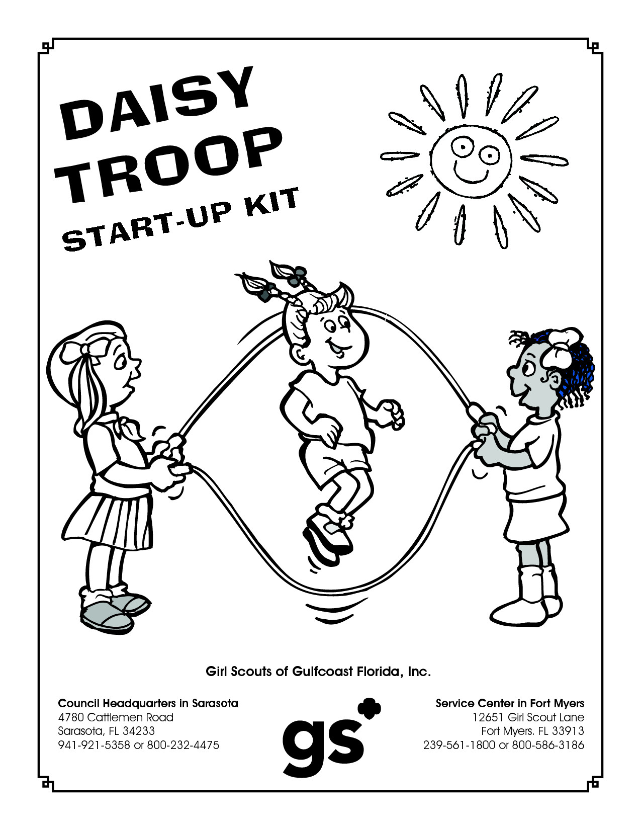 1275x1650 Girl Scout Daisy Coloring Page Printables Pages Outstanding Scouts