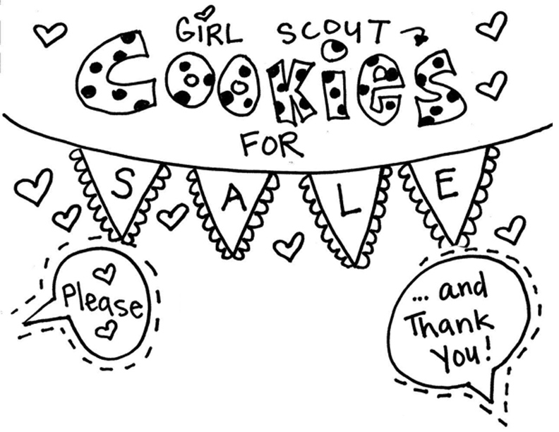 792x612 Girl Scout Cookie Coloring Pages Stylish Inspiration Girl Scout