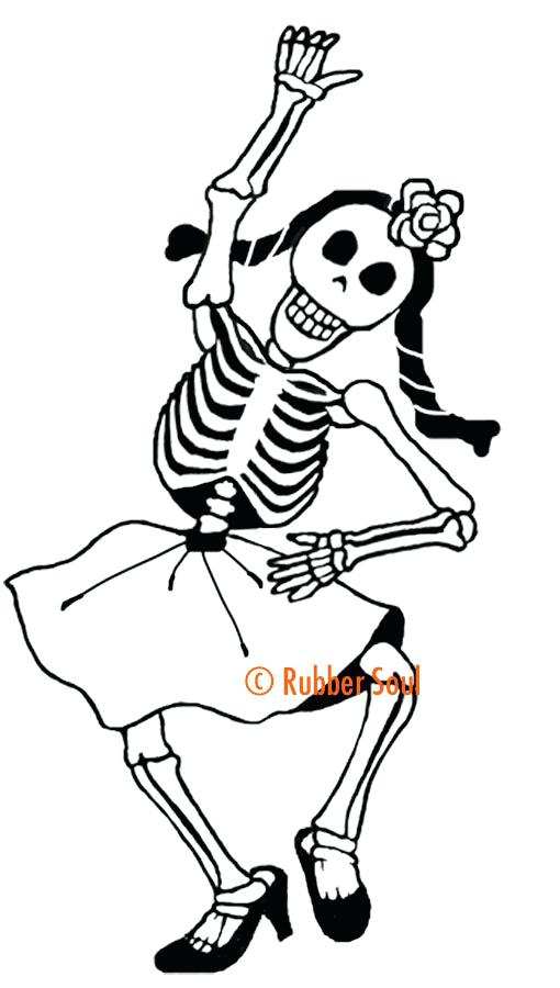 El Dia De Los Muertos Coloring Pages Wood Stamps Dancing Girl Copy 510x900 El Dia De Los Muertos Coloring Pages Wood Stamps Dancing Girl Copy