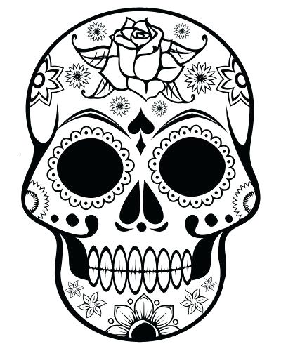 Girl Skull Coloring Pages at GetColorings.com | Free printable ...