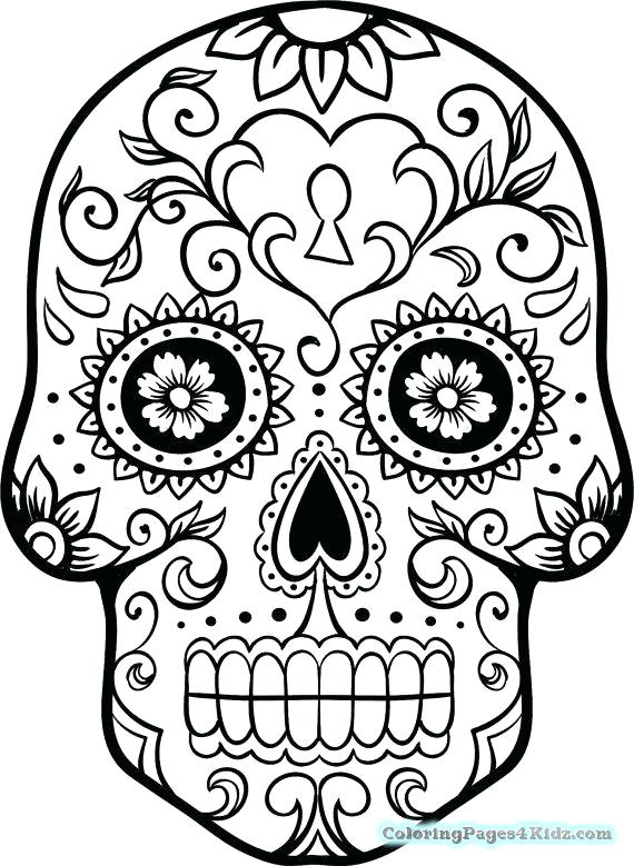 Skull Color Pages Girl Skull Coloring Pages Skull Printable 570x779 Skull Color Pages Girl Skull Coloring Pages Skull Printable