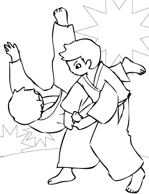 Outstanding Cartoon Girl Coloring Pages Karate Coloring Page 618x800 Outstanding Cartoon Girl Coloring Pages Karate Coloring Page